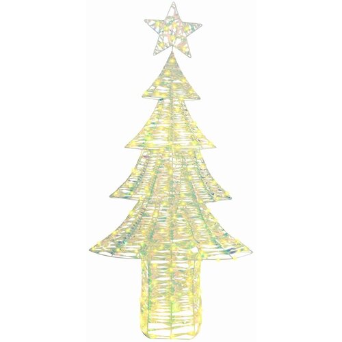  Božićno drvce s 240 LED svjetlima Topla bijela 181 cm PET Slike