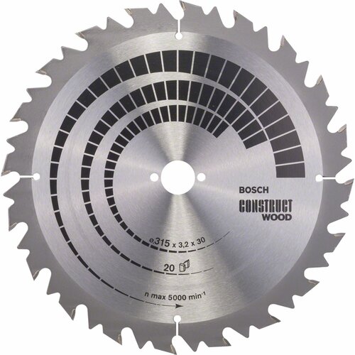 Bosch List kružne testere Construct Wood 315 x 30 x 3.2 mm. 20 Cene