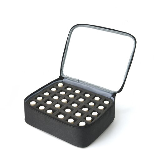 INF Prenosna kozmetična torbica za lak za nohte Black, (21838452) Cene