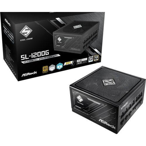 AsRock PSU 1200W Gold SLFully Modular, 80PLUS135mm fan, ATX 3.1, PCIe 5.1 Cijene
