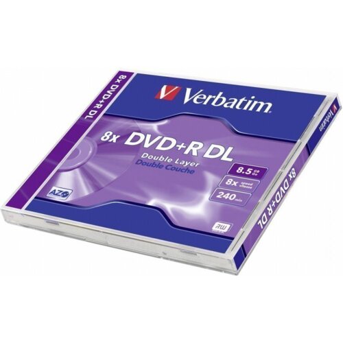 Verbatim 43540 prazni DVD 8,5 GB DVD+R 1 kom Cijene