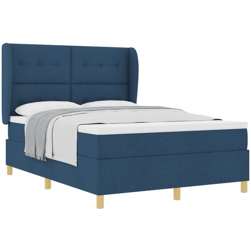 vidaXL Podna opruga s madracem Tamno siva 90x190 cm Plava 140 x 190 cm Cene