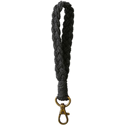 INF Ročno tkana verižica za ključe Black, (21741422) Cene