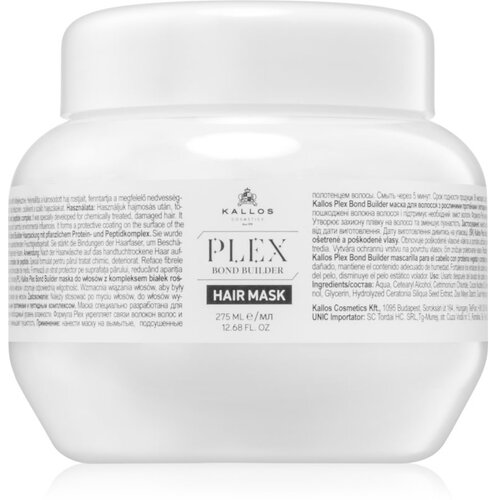 Kallos Plex Hair Mask regeneracijska maska za poškodovane in kemično obdelane lase 275 ml Cene
