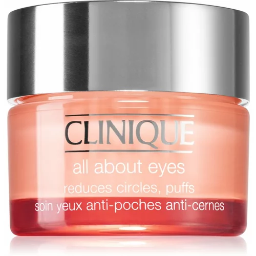 Clinique All About Eyes™ krema za područje oko očiju protiv oticanja i tamnih krugova 30 ml