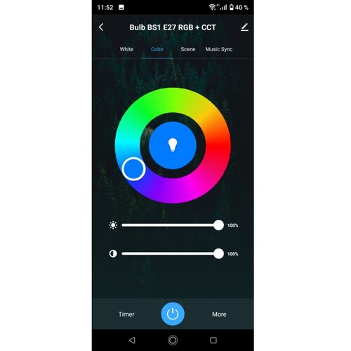 IGET 75020904 - LED RGBW prigu&amp;scaron;iva plafonska svetiljka za kupatilo LED/24W/230V IP54 bela Wi-Fi Slike