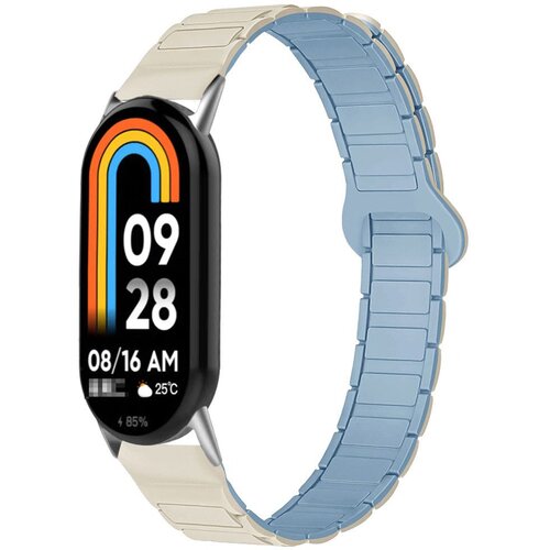 INF Silikonski magnetni pa&scaron;ček za Xiaomi Mi Band 8/9/10 NFC, 14mm Blue, (5000264335) Cene