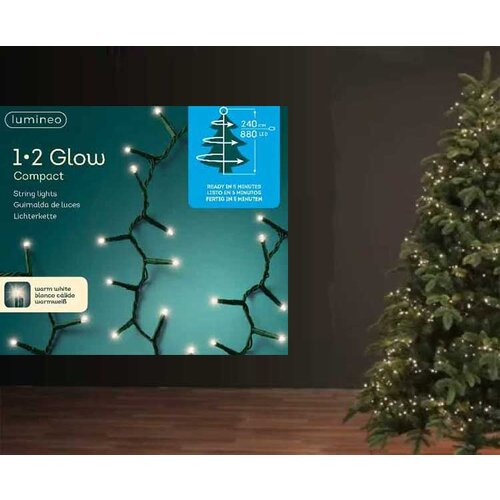 Lumineo novogodišnje stepenaste LED lampice 1-2-glow Compact 8 nivoa 880 LED 49.5403 Cene