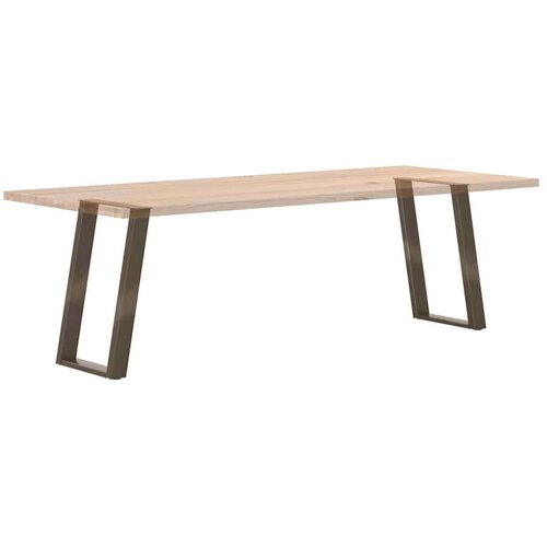 VidaXL Noge za blagovaonski stol U-oblik 2 kom Prirodni čelik 60 x (72-73) cm Čelik Slike