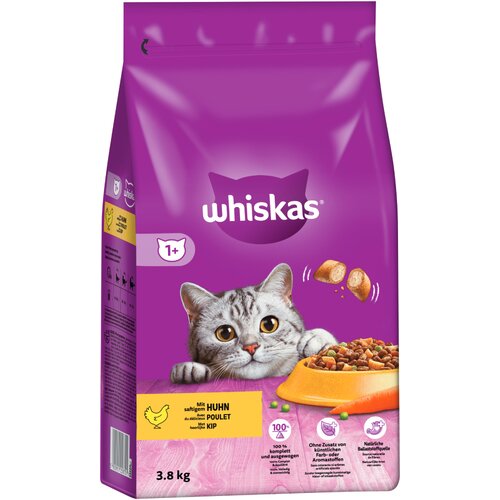  Varčno pakiranje: Whiskas 2 x 950 g / 1,9 kg / 3,8 kg - 1+ pi&scaron;čanec (2 x 3,8 kg) Cijene