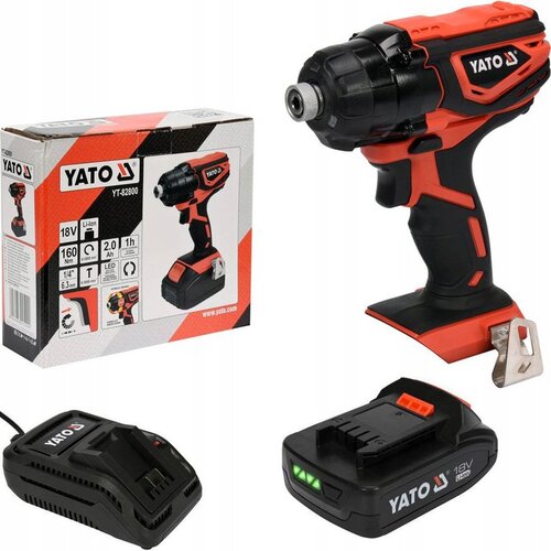Yato YT-82800 power screwdriver /impact driver 3000 RPM Black, Opaque Slike