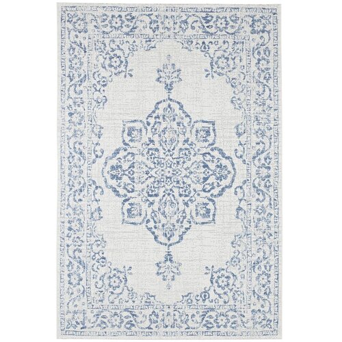 NORTHRUGS Modro-krem zunanja preproga Tilos, 80 x 150 cm Slike