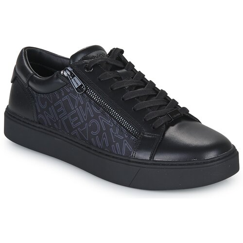 Calvin Klein Jeans Nizke superge LOW TOP LACE UP W/ZIP MONO Črna Cene