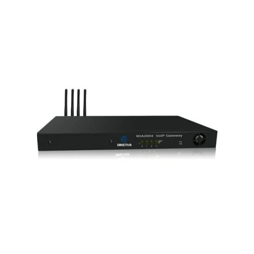  dinstar UC2000-VE-4G GSM/3G voip sip gateway, 4 sim slota / kanala, sms server, 2 x lan gigabit, G.168 echo cancellation, cng, vad, G.711A/U, G.729A/B, web &amp;amp; telnet &amp;amp; simcloud Slike