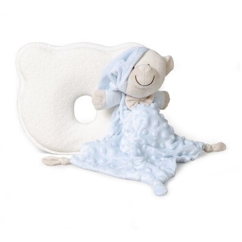 Interbaby jastuk + tje&amp;scaron;ilica Teddy blue Slike