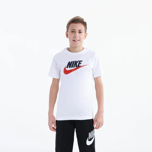 Nike Majica 'Futura' svijetlocrvena / crna / bijela