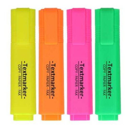 TIP Spirit: Textmarker neon 4kom za isticanje teksta 1-4mm sa izrezanim vrhom Cijene