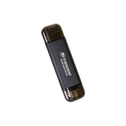 Transcend 1TB, Portable SSD, ESD310, USB 3.1 Gen 2, USB Type-A USB Type-C, Write up to 950 MBs, Read up to 1050 MBs, Black Cene