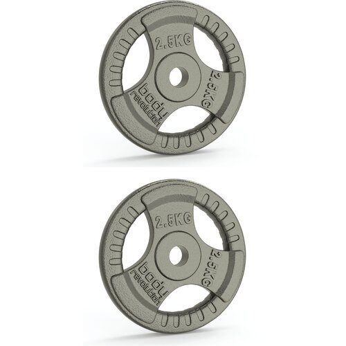 Monster Litoželezne uteži 1" Standard Tri Grip pari 2 x 2,5 kg, (5000278659) Cene