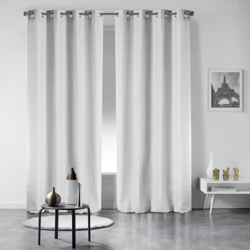 Douceur d int&amp;eacute;rieur Bijela zatamnjujuća zavjesa 135x240 cm Occult &amp;ndash; Slike