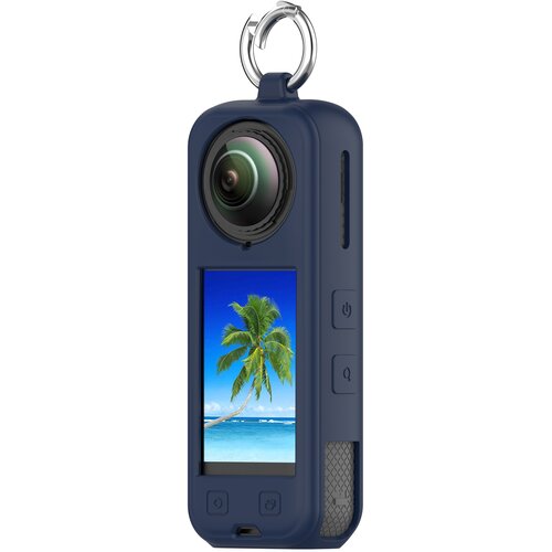 INF Silikonsko ohi&scaron;je Insta360 X5: Popolna za&scaron;čita in pokrovček objektiva Blue, (5000076138) Cene