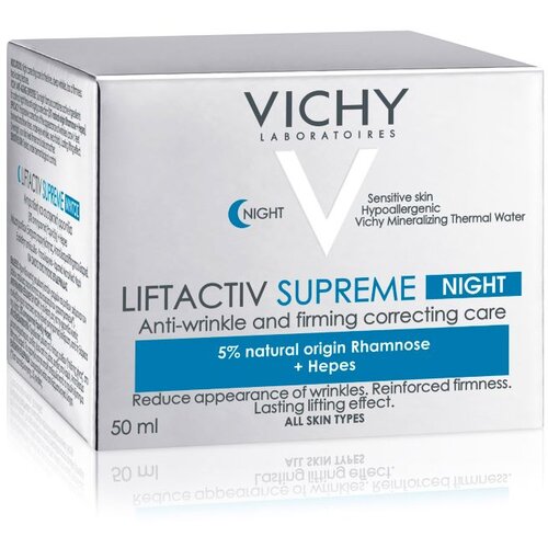 Vichy Liftactiv Supreme nočna krema proti gubam 50 ml za ženske Slike