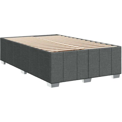 VidaXL Okvir kreveta tamnosivi 120 x 190 cm od tkanine Slike