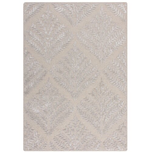 Flair Rugs Sivo-bež ročno tkana preproga iz mešanice volne 120x170 cm Sloane – Cene