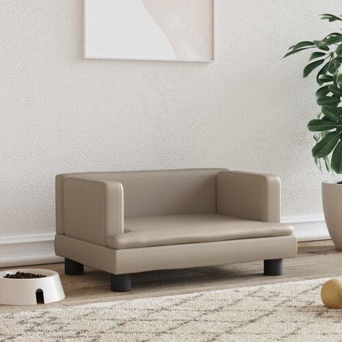 vidaXL Krevet za pse boja cappuccina 60 x 40 x 30 cm od umjetne kože Cijene