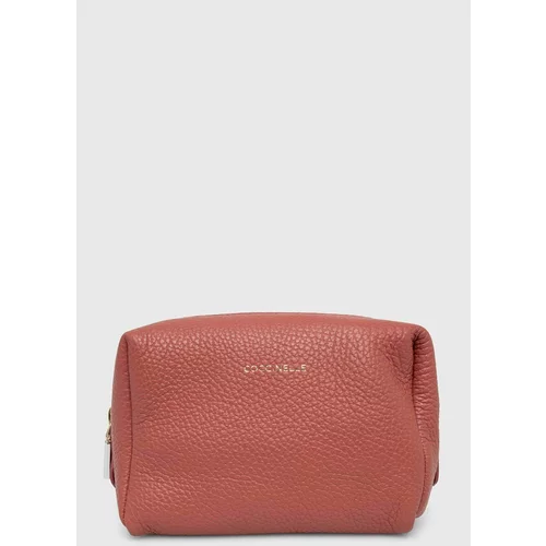 Coccinelle Kožna kozmetička torbica boja: ružičasta