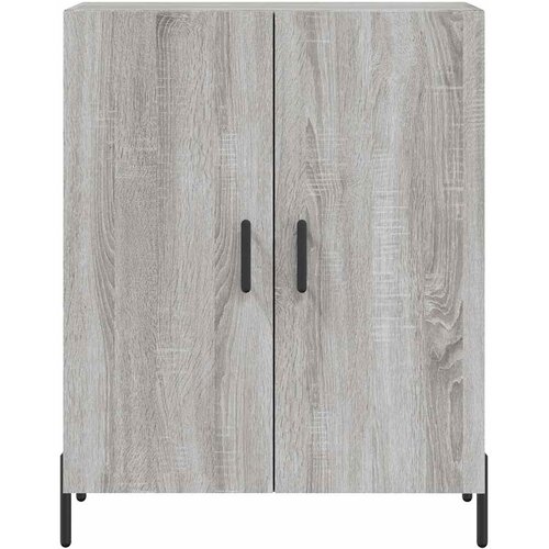  Visoka komoda siva sonome 69,5x34x180 cm od konstruiranog drva Slike
