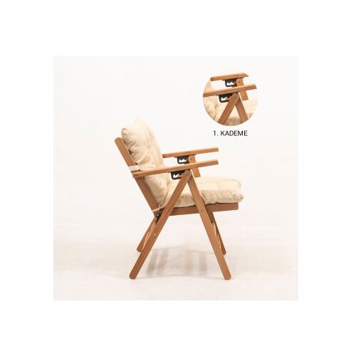 Hanah home MYL04 - cream garden chair Slike