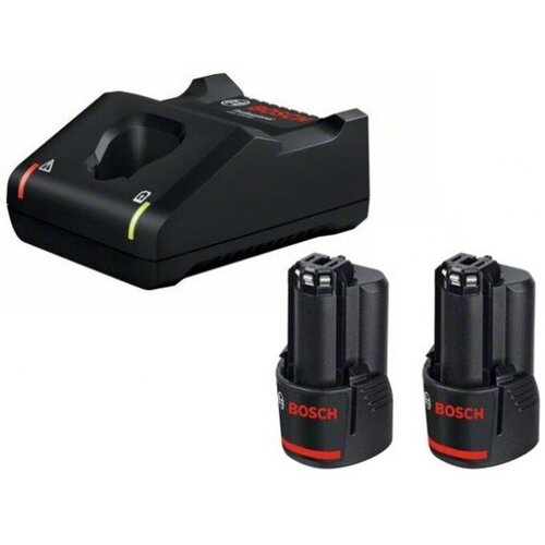 Bosch BATERIJE IN POLNILNIKI ZAČETNI KOMPLET 12V 2XGBA12V 3AH + GAL12V-40 Cene