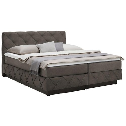 Premium Living Postelja Boxspring Cordoba, Temno Rjava, 160x200 Slike