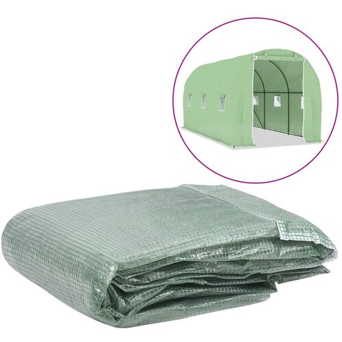 VidaXL Nadomestno pokrivalo za rastlinjak 9 m&amp;sup2; 200x450x200 cm zeleno, (20747913) Slike