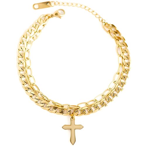 IZMAEL Zapestnica Gold Cross - Zlata Cene
