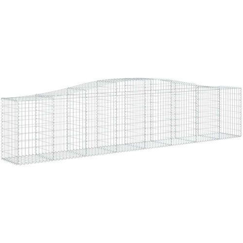  Lučne gabionske košare 4 kom 400x50x80/100 cm pocinčano željezo Cijene