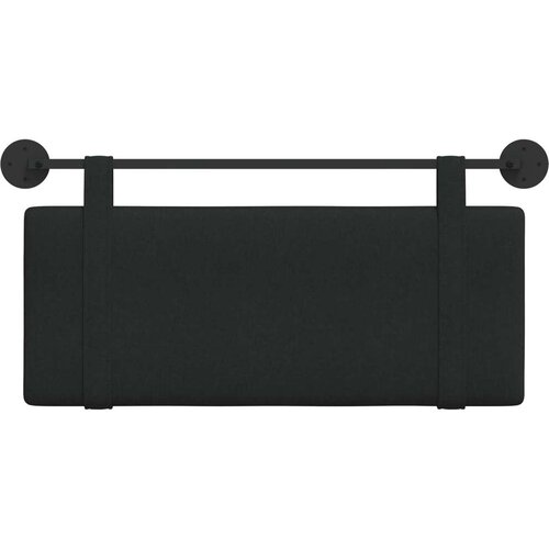  Držeće uzglavlje Zidne Jednobojno Crna 110 x 55 x 5 cm tkanina - Crna 100 cm bez LED svjetla Slike