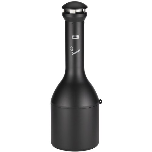 Rubbermaid Stoječi pepelnik iz galvaniziranega jekla, prostornina 15,5 l, Ø 330 mm, črn Cene