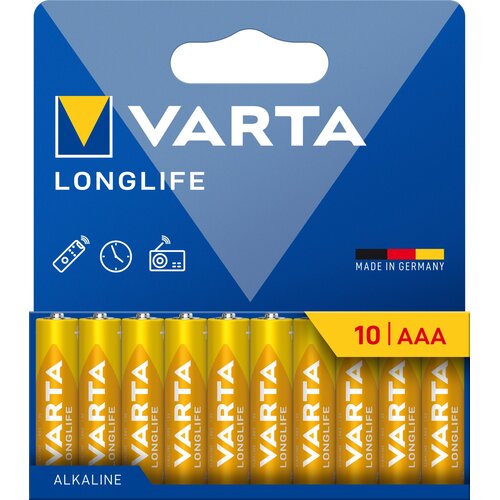 Varta Komplet baterij Longlife AAA, 10 kosov, (5000003782) Slike