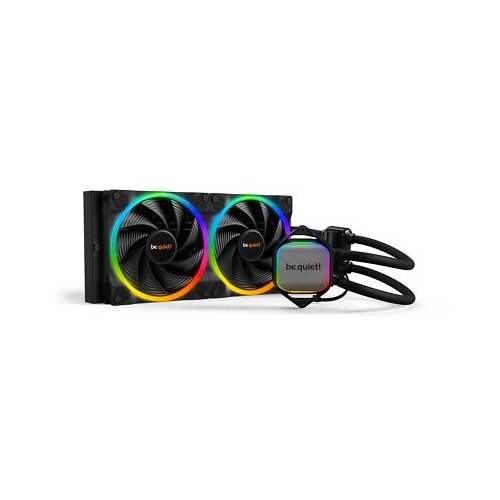BE QUIET PURE LOOP 2 FX, 280mm [LGA-1851 Default ILM and RL-ILM support], Doubly decoupled pump, Very quiet Pure Wings 2 PWM fans 140mm, Unmistakable design with ARGB LED and aluminum-style, Intel and AMD BW014 Cene