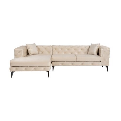 Atelier Del Sofa Ugaona garnitura Como Eco, 270 cm, Bež Cene