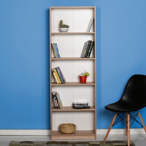 Woody Fashion Bookshelf Ktp-350-Bb-1, 64x182x26 cm, Bijela Cijene