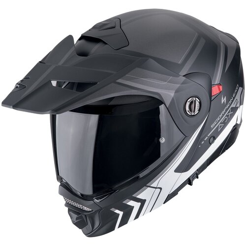 Scorpion kaciga Adx-2 lewis matt black-silver Slike