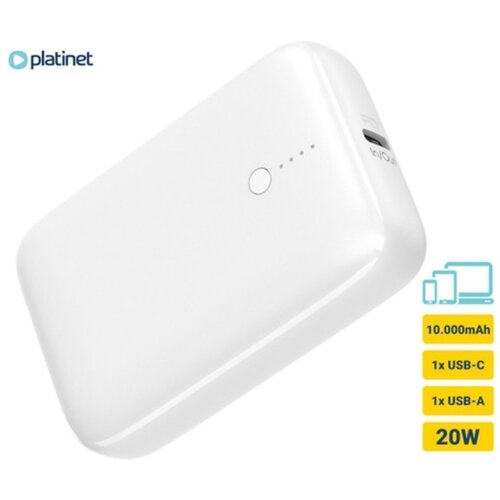 Platinet polnilna baterija powerbank PMPB10DL104W , 10.000mAh, bela Cene