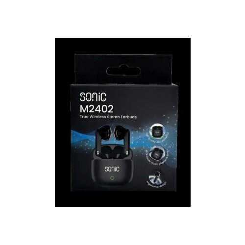 Sonic Bežične slušalice M2402, Crne Cene