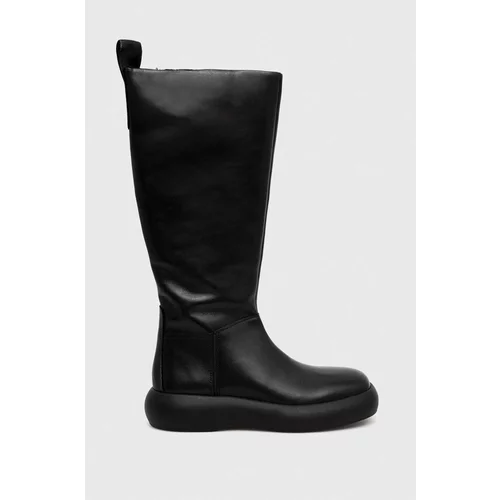 Vagabond Shoemakers Usnjeni elegantni škornji JANICK ženski, črna barva, 5439.101.20