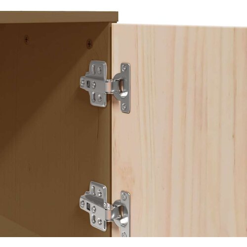  Visoka komoda boja meda 67 x 40 x 108,5 cm od masivne borovine Slike