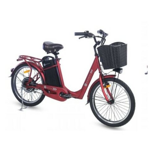 električni bicikl 22" dakota 250W 36V/12Ah crvena Slike