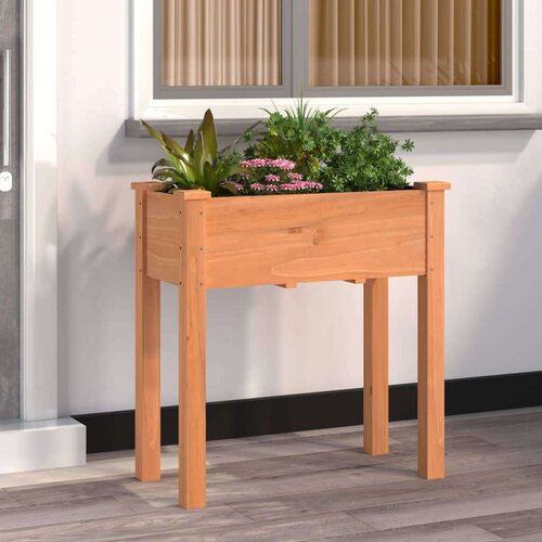  Korito s podlogo rjave barve 71x37x76 cm trden les jelke, (20758868) Cene